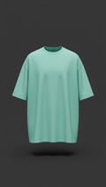 Mint Pop Oversized Street Shirt