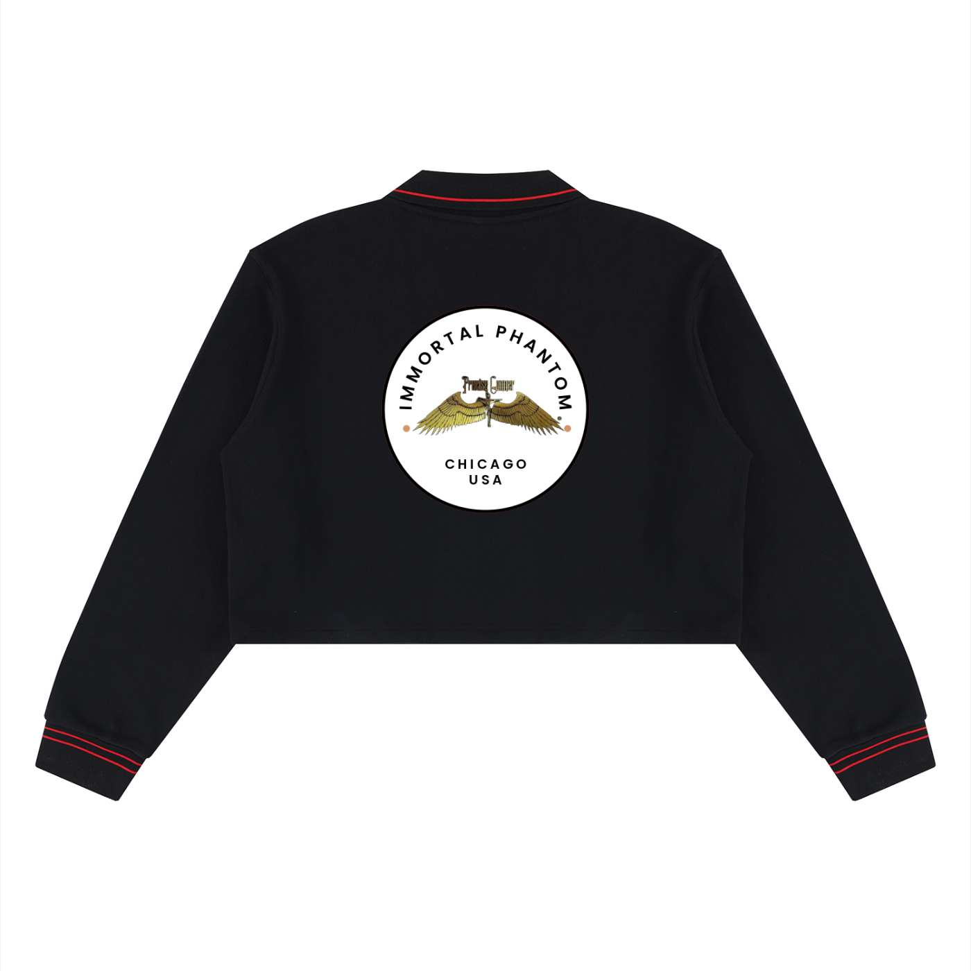 Women’s Crop Collared Sweatshirt