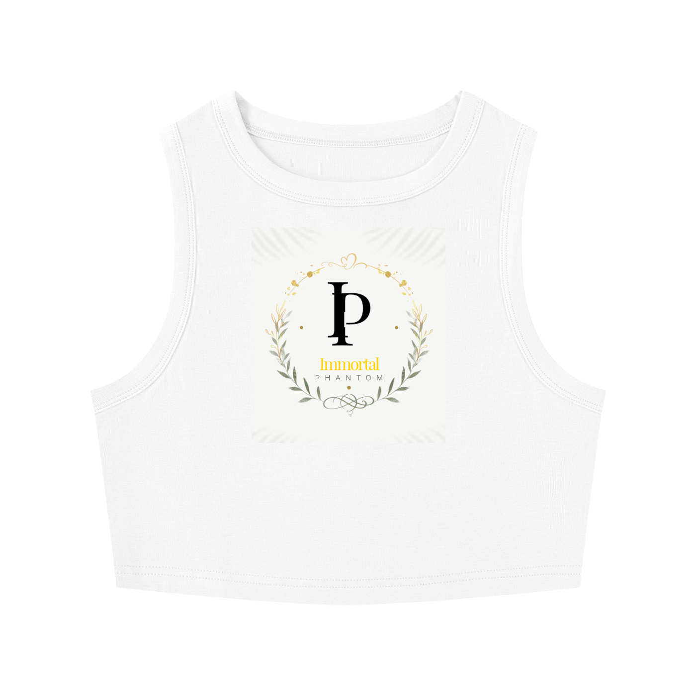 Women's Tight Crewneck Crop Tank Top