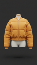 Urban Amber Cropped Bomber Jacket